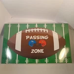 Passing Zone Football Board Game, New & Sealed. Fixed Price $19.99.
