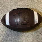 Wilson Gst Tdy Youth Leather Football Brown White Fully Prepped. Fixed Price $100.00.