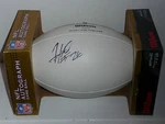 Nib Tye Hill #26 Nfl Autograph Game "the Duke" Wilson Football. Fixed Price $29.99.