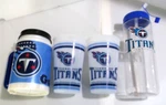 Nfl Football Tennessee Titans Logo Plastic Mug, Water Bottle & Cups. Fixed Price $9.99.