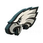 New Nfl Philadelphia Eagles 3D Fan Foam Logo Holding / Wall Sign 18.9" X 12.8". Fixed Price $37.45.