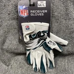 Franklin Football Receiver Gloves Youth M/l Grip Boost Philadelphia Eagles New. Fixed Price $24.95.