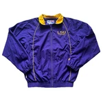 Lsu Tigers Russell Athletics Team Issued Full Zip Jacket Windbreaker Mens Small. Fixed Price $22.99.