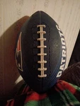 New England Patriots 10INCH Rubber Football By Rawlings Sports Nfl. Fixed Price $8.95.