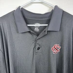 Rawlings South Carolina Gamecocks 2XL Gray Stripe Baseball Polo Dryfit Stretch. Fixed Price $24.99.