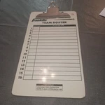 Vintage Franklin Sports Dry-erase Marker Baseball Lineup Clipboard White. Fixed Price $24.95.