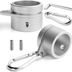 2PCS Flag Pole Ring 360 Rotating Aluminum Alloy For 0.75-1 Tangle Free. Fixed Price $11.75.