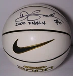 Drew Gooden Signed White Panel Nike Basketball Kansas Jayhawks 2002 Final Four. Fixed Price $59.99.