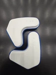 1 Pair Of Schutt Maxx /inter-link Football Helmet Jaw Pads 5/8" Skinny. Fixed Price $14.95.