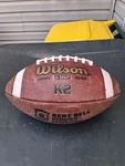 Wilson K2 WTF1382 Official Pee-wee League Leather Football Game. Fixed Price $49.99.