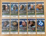 Russell Wilson Rookie - 2012 Nfl Seahawks Unused Football Season Tickets Set. Fixed Price $39.00.