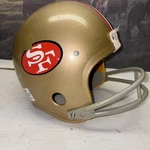 Vintage Rawlings San Francisco 49ERS Football Helmet Hnfl-nfl Large. Fixed Price $45.00.