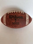 Wilson 1001 Ncaa Traditional Football Brown/white F-1735 Official Size. Fixed Price $40.00.