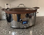 All-clad 7QT Slow Cooker Copper Aluminum Insert SC04 Steam, Crockpot. Fixed Price $137.00.