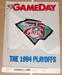 Rare Nfl Game Day Green Bay Packers Vs Detroit Lions Wild Card Playoffs 12/31/94. Fixed Price $9.99.