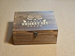 Fantasy Football Whiskey Set - Great Gift Or Trophy Glasses, Coasters, Stones. Fixed Price $30.00.