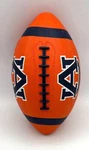 Auburn Tigers Ncaa Youth Size 9" Rubber Orange Football By Baden Free Shipping. Fixed Price $11.00.