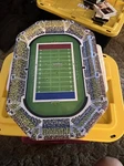 Vtg Touchdown Platter Football Tray Ullman Company 15103 13.5 X 19" Vintage Nfl. Fixed Price $14.00.
