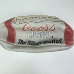 Vtg Wilson Coors Light Football The Silver Bullet Man Cave Bar Restaurant. Fixed Price $9.58.