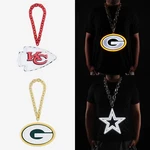 Nfl Fan Chain, Big Neon Light Up Team Logo. Fixed Price $61.74.