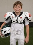 Youth Football Set Helmet+shoulder Pads Easton Prowess M/l Gear 2000 Air Tech Jr. Fixed Price $40.00.