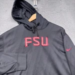 Nike Fsu Seminoles Football Hoodie Mens Large Black Ncaa Pullover Sweatshirt. Fixed Price $24.99.
