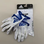 Adidas Adizero 12 Football Receiver Gloves White Royal Blue Emoji AF1590 Mens. Fixed Price $27.07.