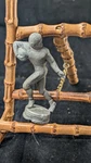 Iron Football Trophy Finial Fun Decor. Fixed Price $15.00.