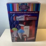 Nostalgia Electrics 50S Style Snow Cone Maker Retro Series RSM702 Used Once. Fixed Price $30.00.