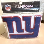 New York Giants Nfl 3D Fan Foam Logo Wall Sign, Sealed, Licensed Man Cave. Fixed Price $19.99.