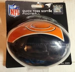 Chicago Bears Nfl Quick Toss Softee Football Toy Nos. Fixed Price $15.00.
