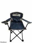 Coleman Seattle Seahawks Quad Chair Youth -nfl Licensed Cup Holder Carry Case. Fixed Price $37.95.
