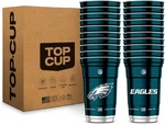 Nfl Philadelphia Eagles 20 Oz Reusable Aluminum Cups Count Officially Licen. Fixed Price $39.99.