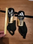 Adidas Youth Soccer Shin Guards F50 Black And Gold. Fixed Price $7.00.