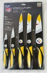 New Nfl Pittsburgh Steelers 5-PIECE Cutlery Knife Set For Kitchen/tailgating/bar. Fixed Price $26.99.