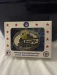 1997 Nfl Green Bay Packers Limited Edition Enamel Pewter Belt Buckle Siskiyou. Fixed Price $15.00.