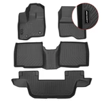 Fits 11-15 Explorer Bench 7-SEAT 3D Tpe Black Floor Mats Carpet W/ Sport. Fixed Price $99.99.