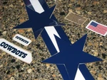 Dallas Vintage Navy Star Football Helmet Decal Set Full Size 3M 20MIL. Fixed Price $29.99.