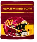Nfl Washington Football Team Raschel Throw Blanket 46X60 Free Shipping. Fixed Price $29.95.