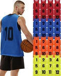 48 Pcs Adult Pinnies For Sport Soccer Nylon Mesh Scrimmage Vest .... Fixed Price $127.81.