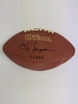 O.j. Simpson Wilson Brand Model #F1420 Football See Pics. Fixed Price $19.95.