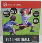 Wicked Big Football Kit-play Versus 3- Includes 6 Flags & Belt Clips. Fixed Price $12.99.