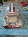Mini Helmet Riddell Cowboys With Signature. Fixed Price $27.99.