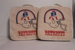 Vintage New England Patriots Stadium Seat Pads Set Of 2 Nfl Football Old School. Fixed Price $49.99.