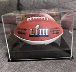 Wilson Nfl Official Super Bowl 53 Liii Football Duke & Acrylic Display Case. Fixed Price $39.00.