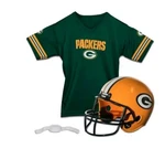 Franklin Sports Kids' Green Bay Packers Jersey & Helmet Set Large. Fixed Price $29.99.
