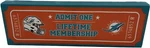 Miami Dolphins Sign Framed - 11 X 4" Nfl Licensed New Fan Wall Decor Man Cave. Fixed Price $10.49.