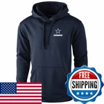 Dunbrooke Mens Navy Dallas Cowboys Champion Tech Fleece Pullover Hoodie. Fixed Price $64.61.