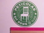 Beer Sticker Peticolas Brewing Sit Down Imperial Ipa Dallas, Texas; Chair. Fixed Price $5.97.