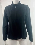 Eileen Fisher Athletic Zip Up Light Weight Jacket Black Size Small. Fixed Price $35.50.